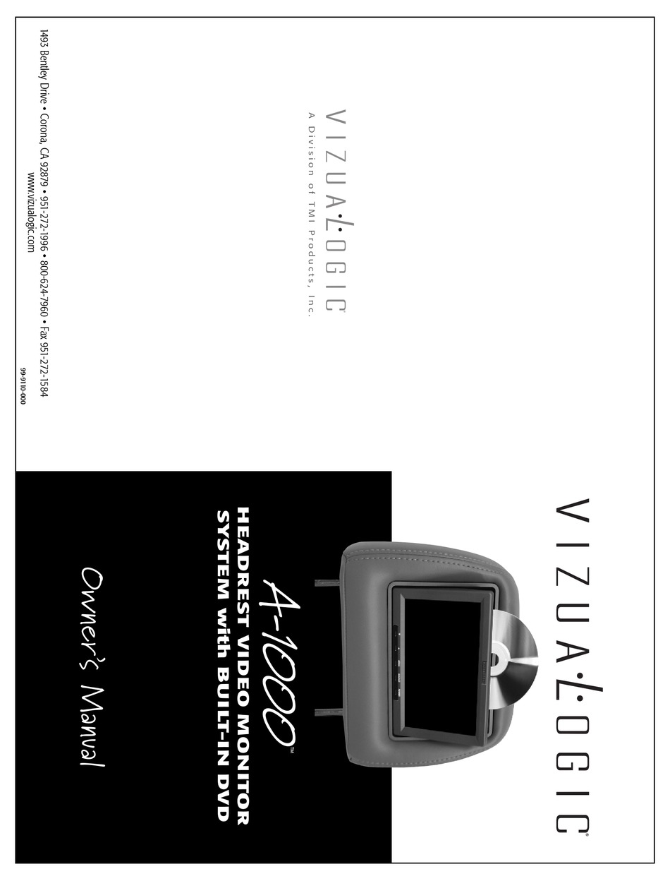 VIZUALOGIC A1000 OWNER'S MANUAL Pdf Download ManualsLib