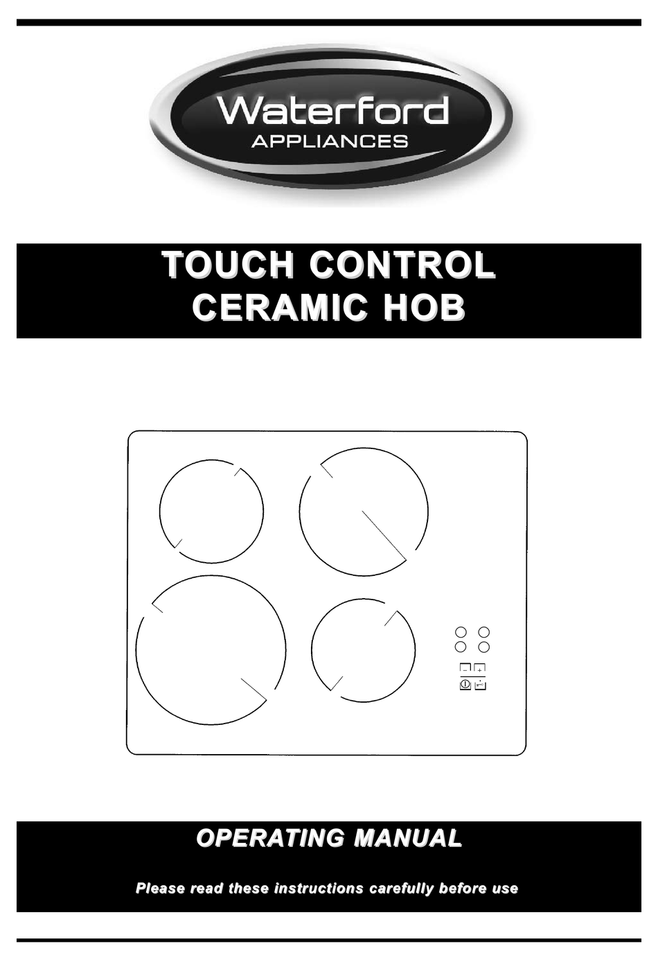 WATERFORD CERAMIC HOB OPERATING MANUAL Pdf Download ManualsLib