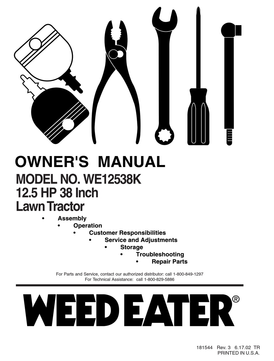 Weedeater riding lawn discount mower 38 inch