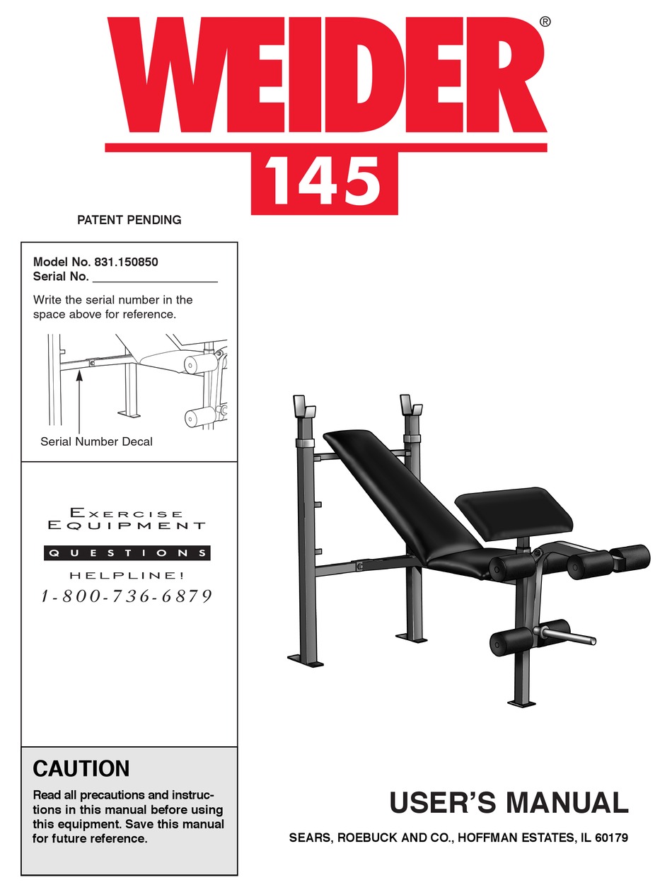 Sears weider weight online set