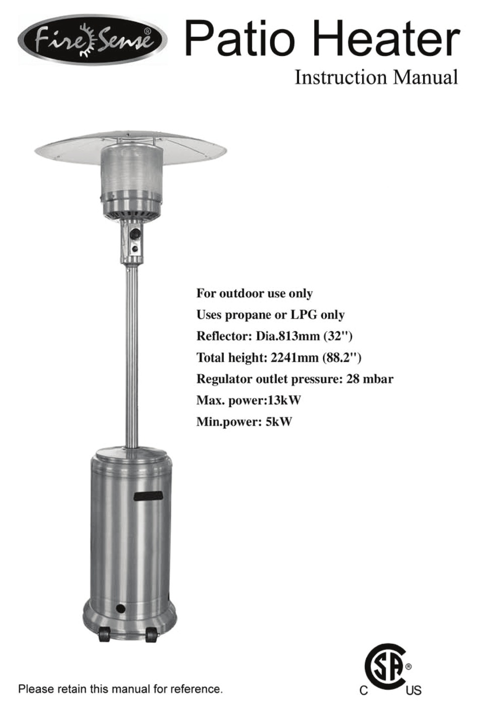 FIRE SENSE FIRESENSE 02411 INSTRUCTION MANUAL Pdf Download ManualsLib
