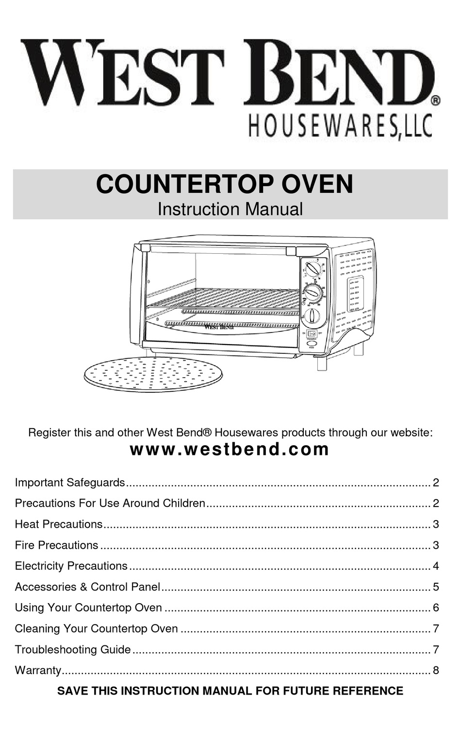 User manual WestBend 79566 (English - 48 pages)