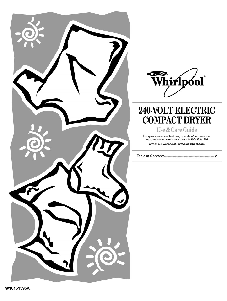 WHIRLPOOL W10151595A USE & CARE MANUAL Pdf Download | ManualsLib