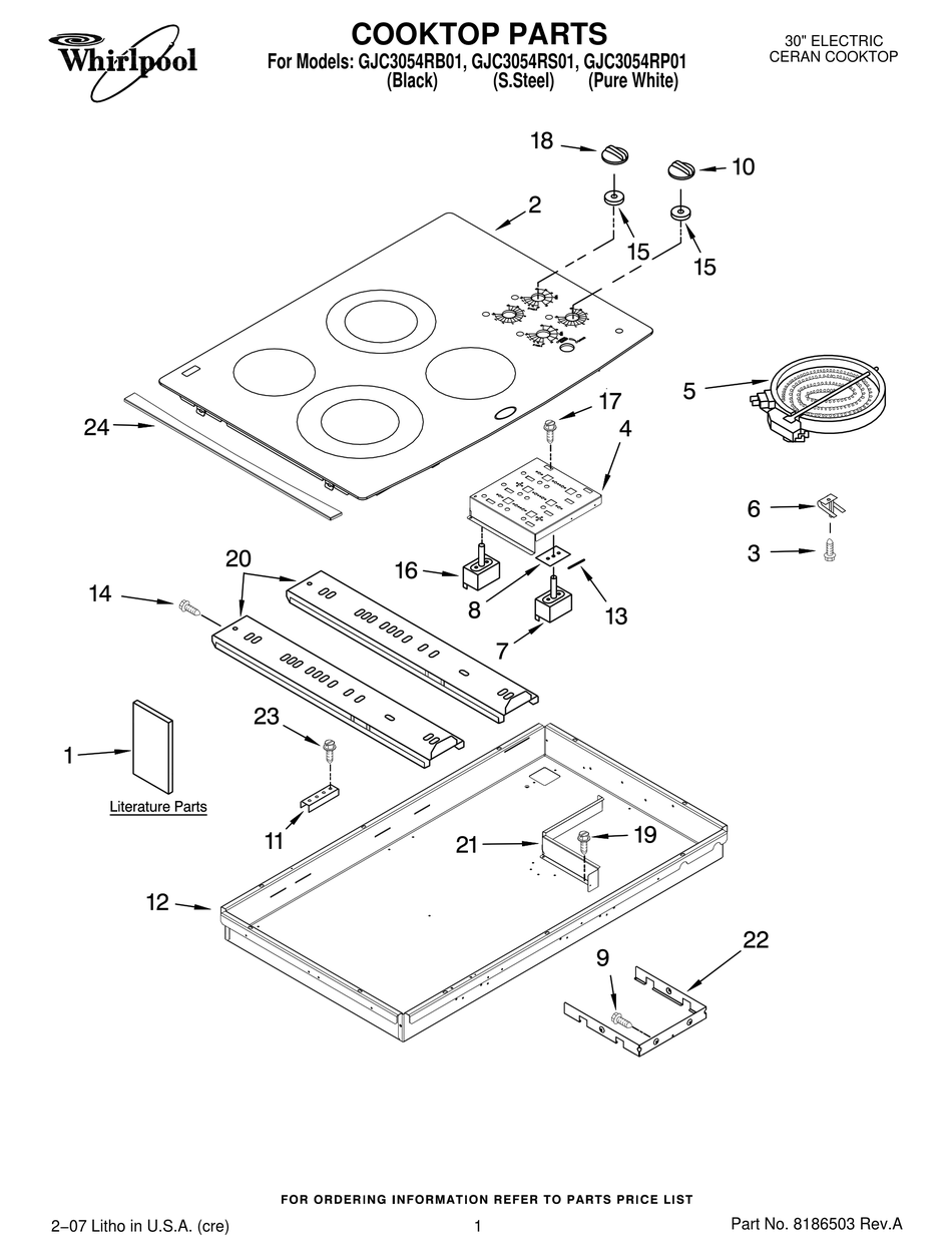 whirlpool gjc3055r