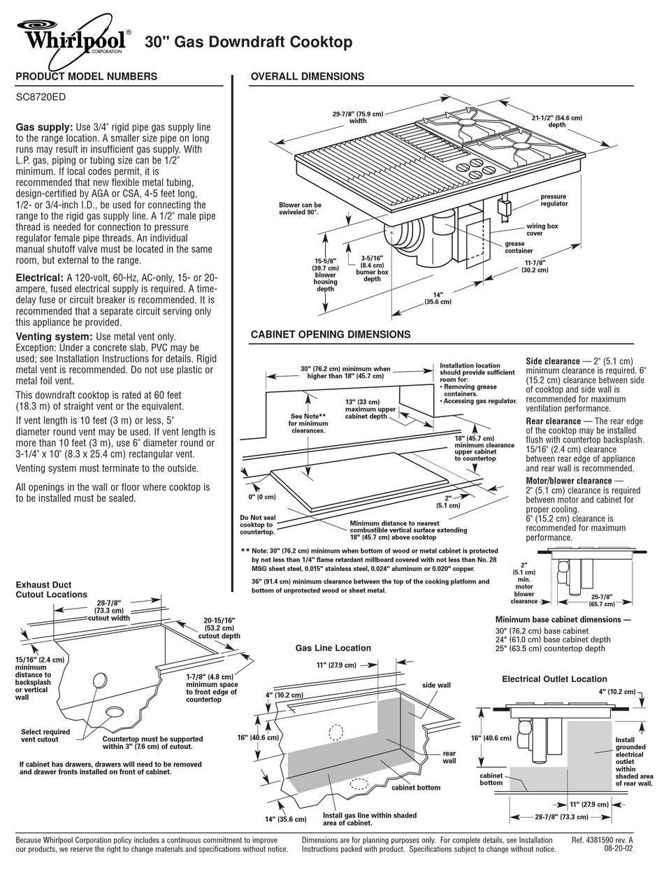 whirlpool sc8720edb