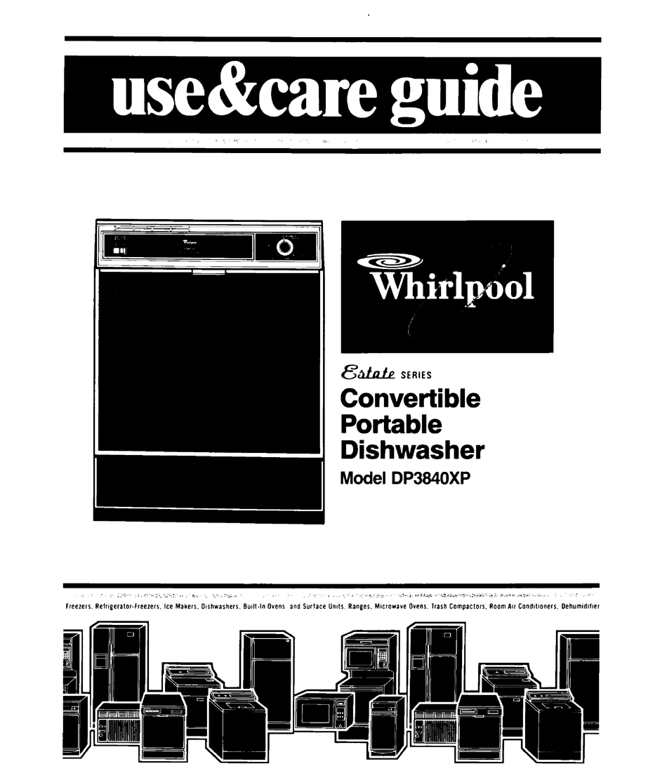 WHIRLPOOL DP3840XP USE & CARE MANUAL Pdf Download ManualsLib