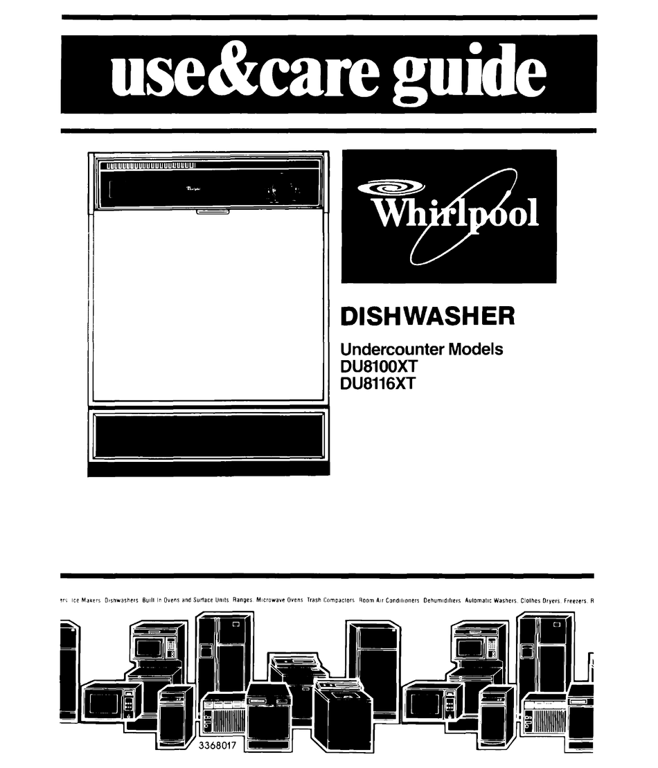 whirlpool dishwasher du850swpb3