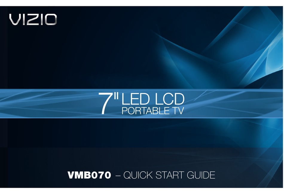 VIZIO VMB070 QUICK START MANUAL Pdf Download ManualsLib
