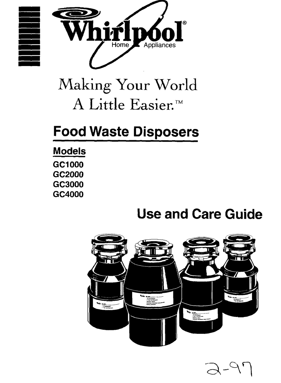 WHIRLPOOL GC2000 USE AND CARE MANUAL Pdf Download | ManualsLib