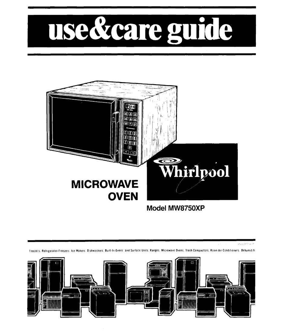Whirlpool Microwave Ovens Use And Care Manual Pdf Download | Manualslib