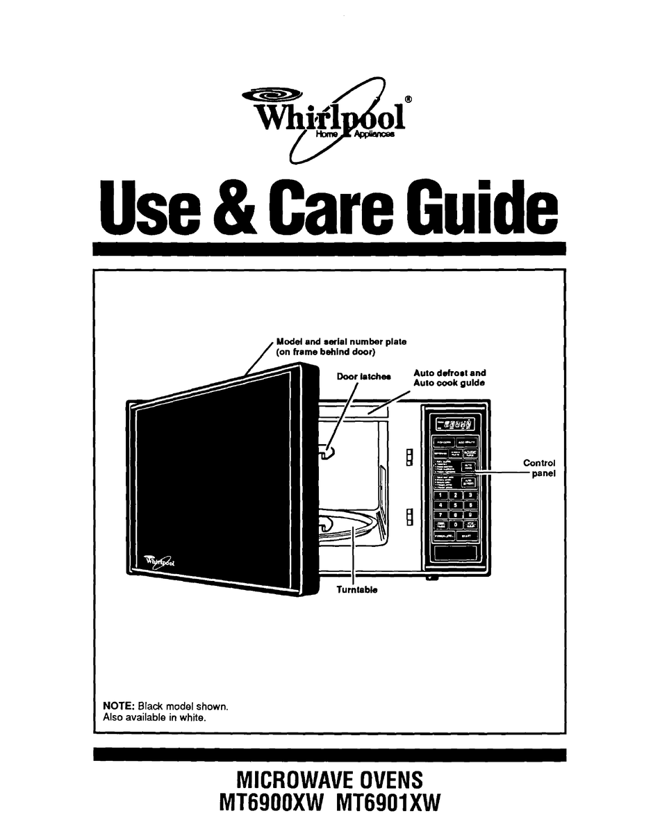 WHIRLPOOL MT6900XW USE AND CARE MANUAL Pdf Download ManualsLib