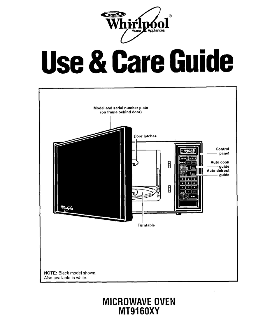 WHIRLPOOL MT9160XY USE AND CARE MANUAL Pdf Download ManualsLib