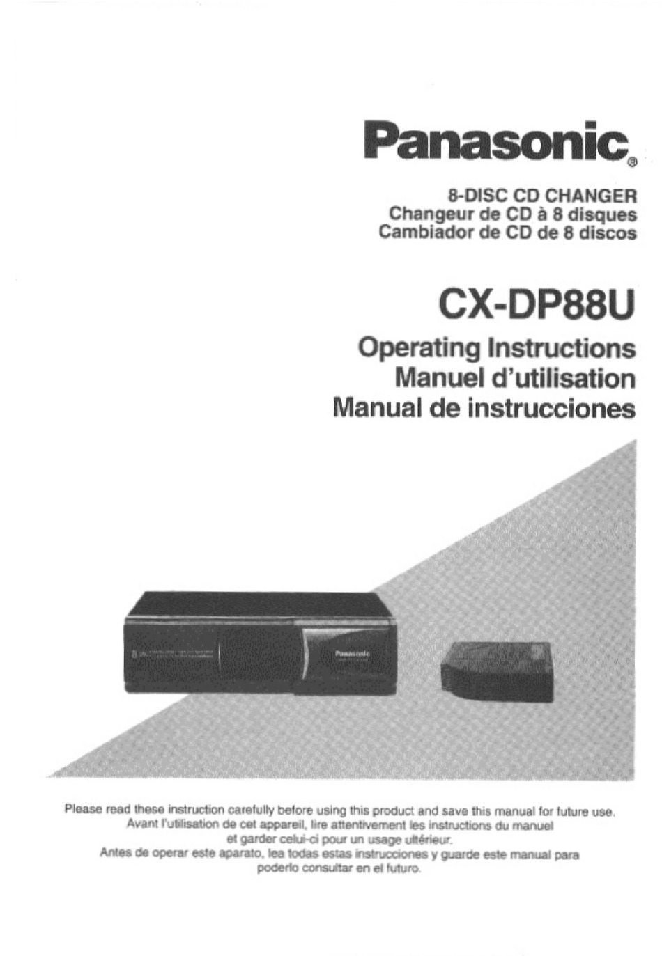 Panasonic Cx Dp Operating Instructions Manual Pdf Download Manualslib