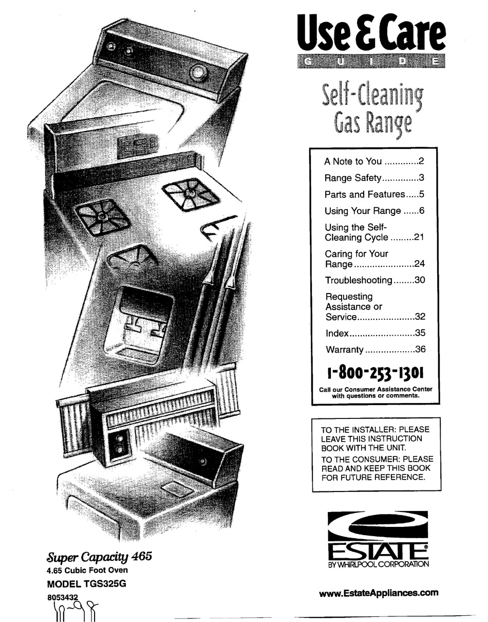 WHIRLPOOL TGS325G TROUBLESHOOTING MANUAL Pdf Download ManualsLib