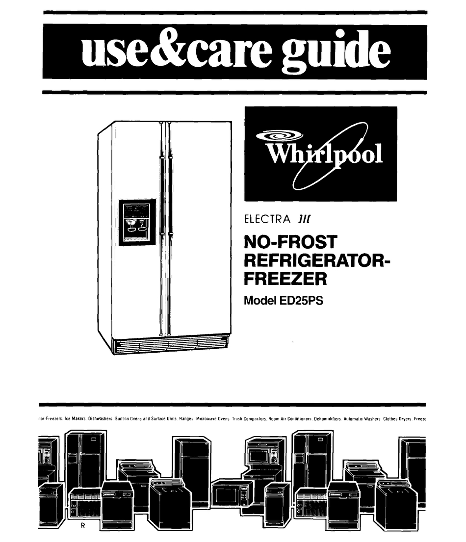 WHIRLPOOL ED25PS USE & CARE MANUAL Pdf Download ManualsLib