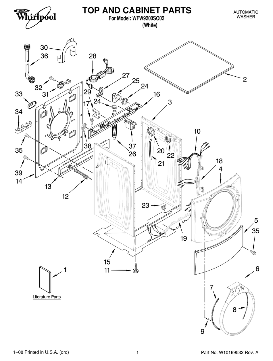 whirlpool wfw9200sq02