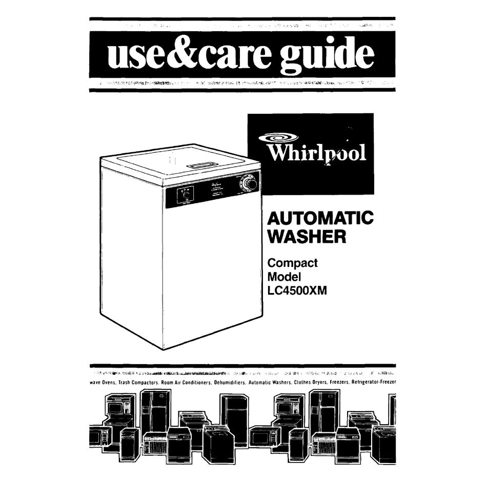 WHIRLPOOL LC4500XM USE & CARE MANUAL Pdf Download ManualsLib