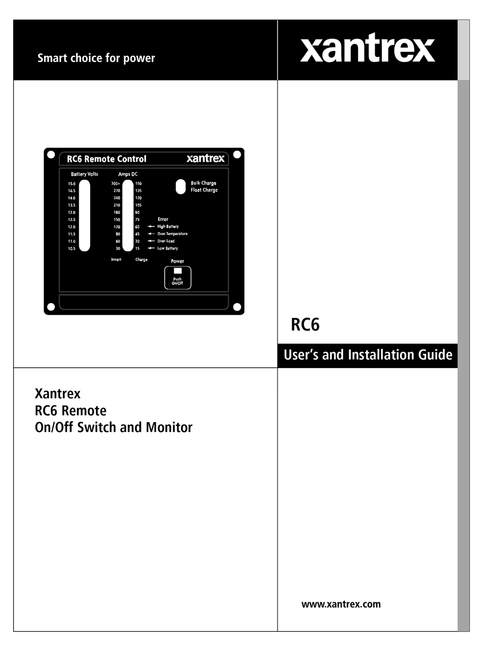 hp rc6 remote control manual