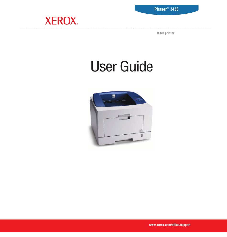 Как печатать на принтере xerox phaser 3435