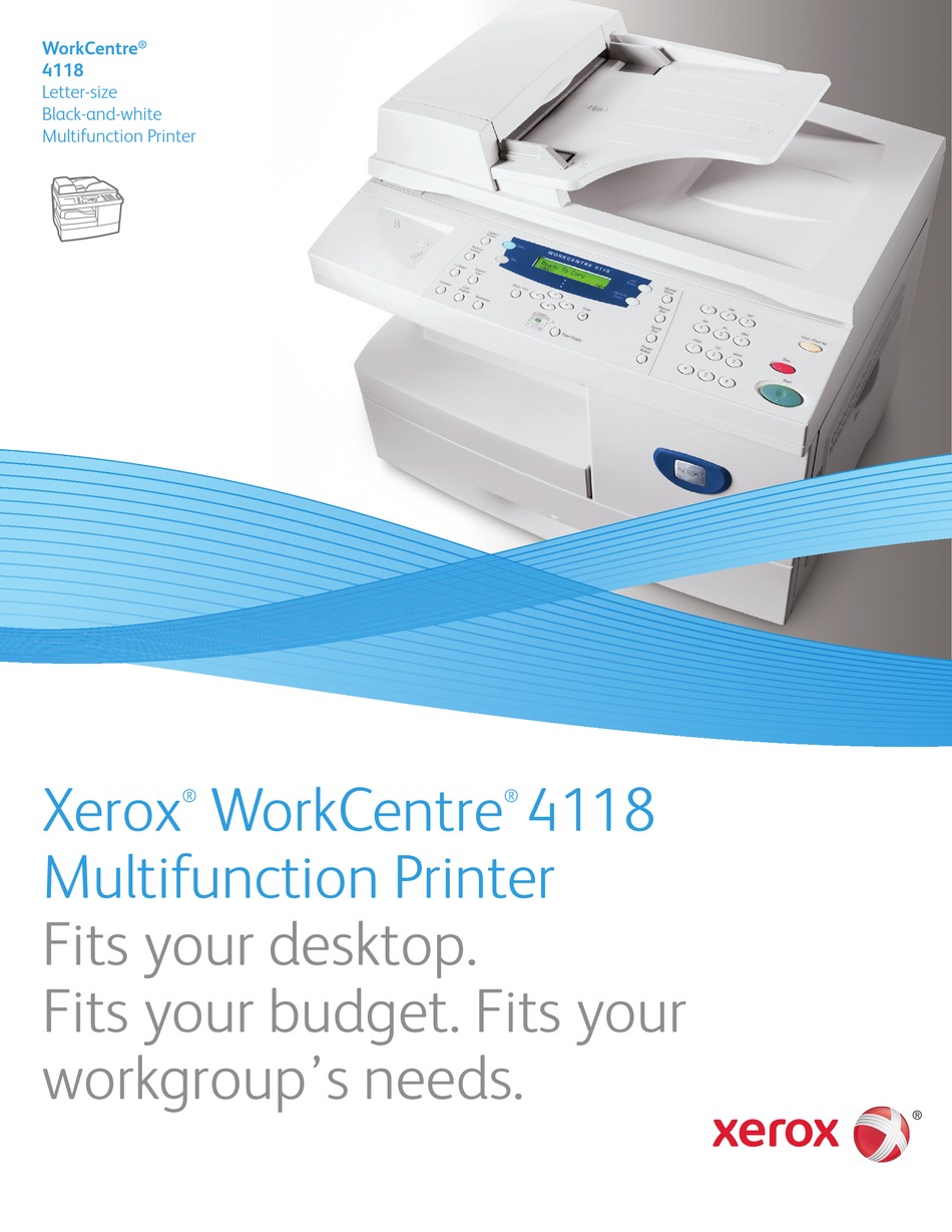 Xerox 4118 какой тонер