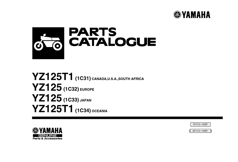 Yamaha Spare Parts Catalogue Pdf Reviewmotors.co