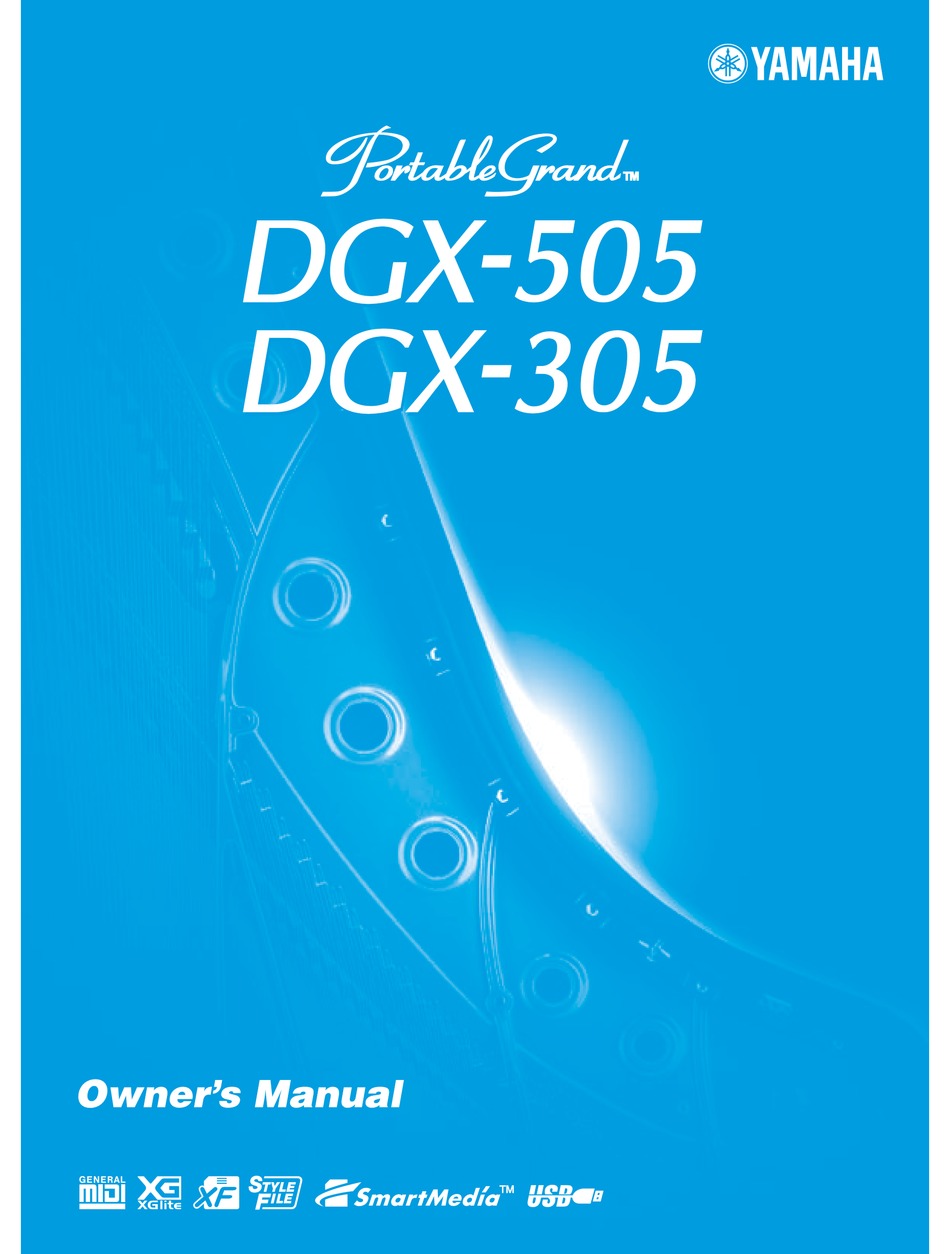 Yamaha Portable Grand Dgx 305 Owner S Manual Pdf Download Manualslib