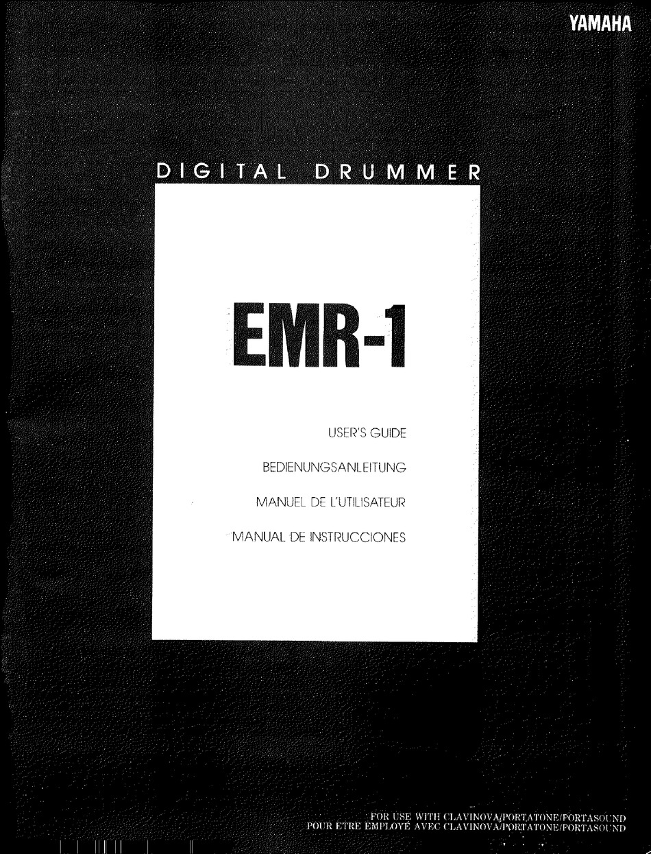 YAMAHA EMR1 GUIDE UTILISATEUR Pdf Download ManualsLib