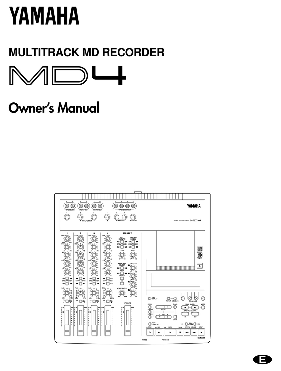 2022春夏新色】 YAMAHA ヤマハ マルチトラックMDレコーダー MD4