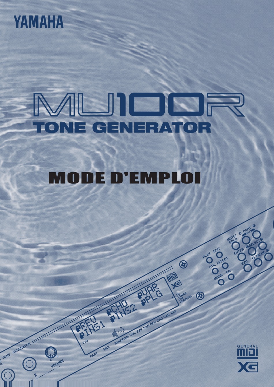 YAMAHA MIDI XG MU100R MODE D'EMPLOI Pdf Download ManualsLib