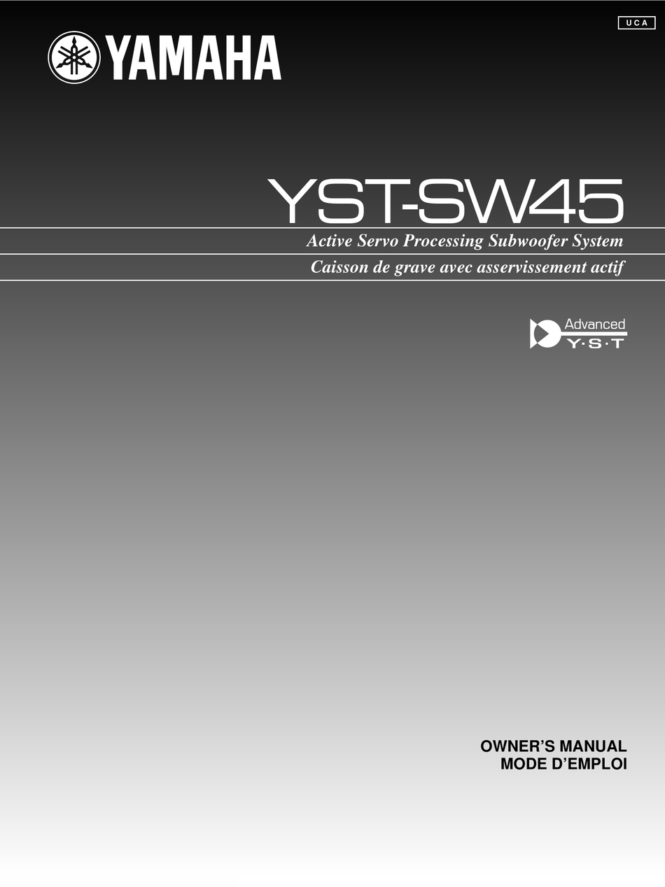 yst sw45 subwoofer