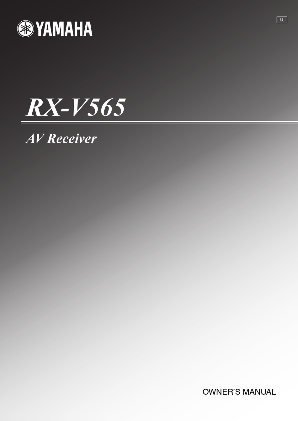 YAMAHA RX V565 OWNER'S MANUAL Pdf Download | ManualsLib