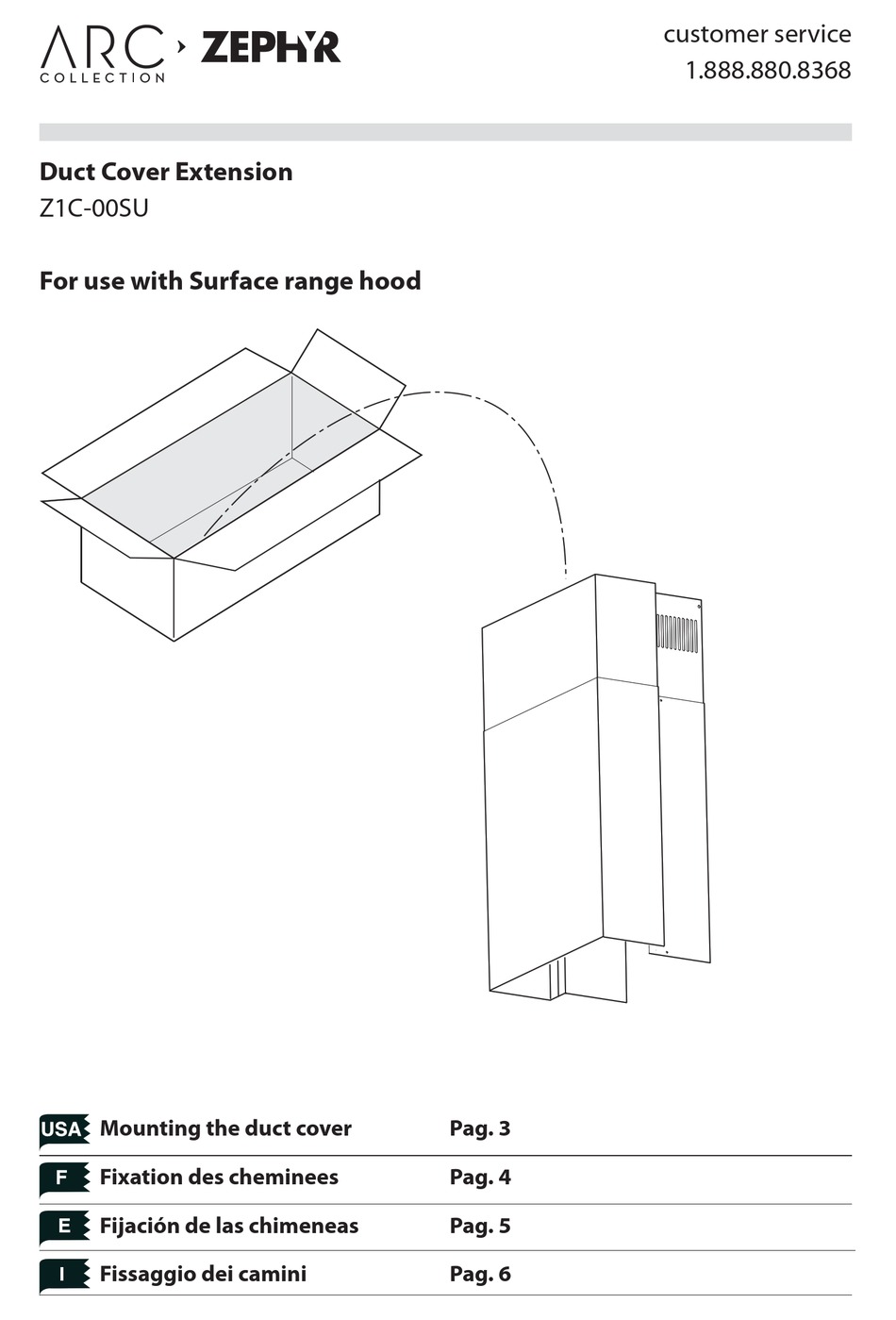 ZEPHYR Z1C00SU INSTALLATION MANUAL Pdf Download ManualsLib