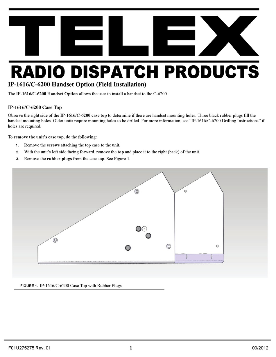 TELEX IP-1616 FIELD INSTALLATION MANUAL Pdf Download | ManualsLib