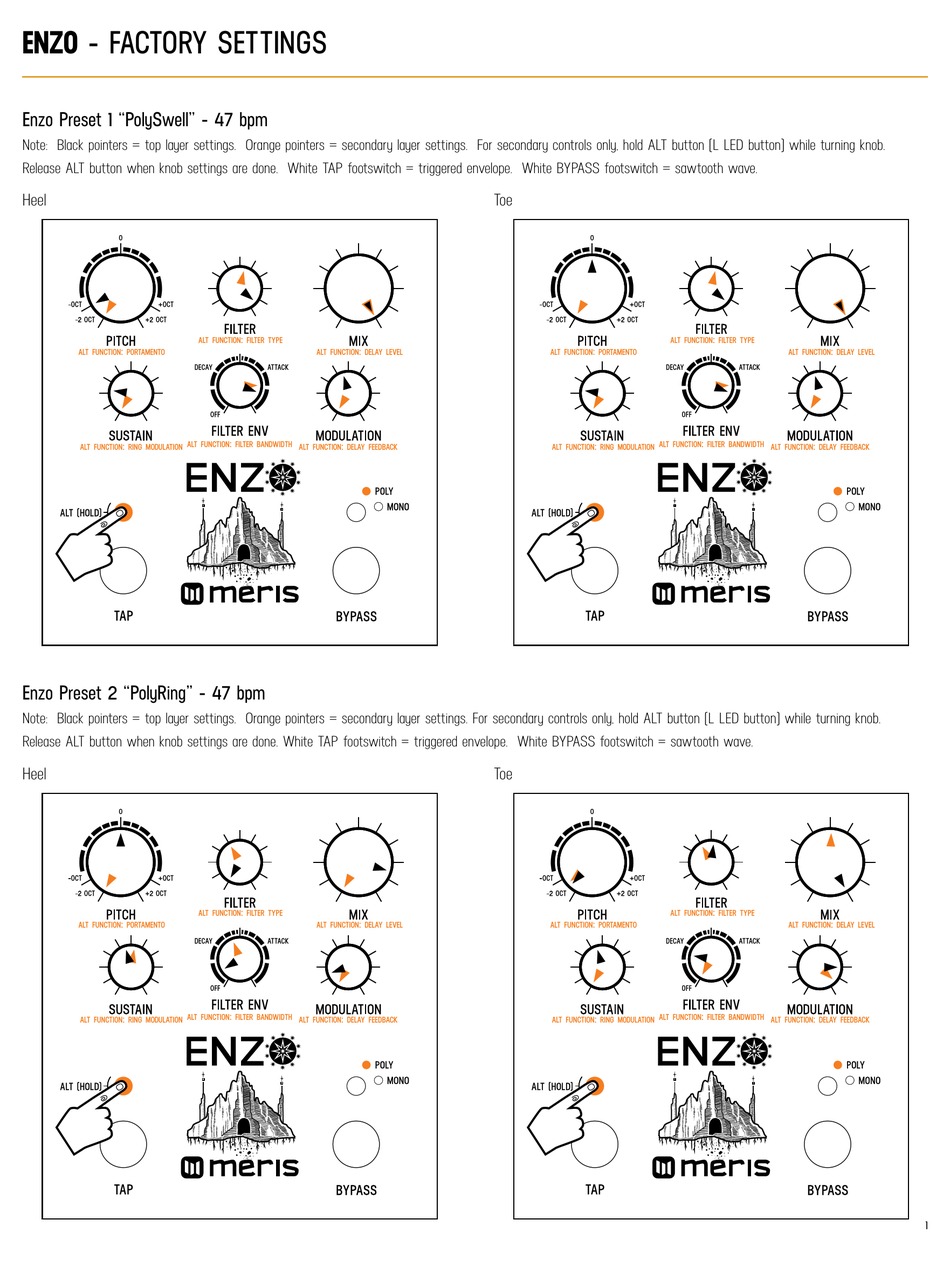 MERIS ENZO MANUAL Pdf Download ManualsLib