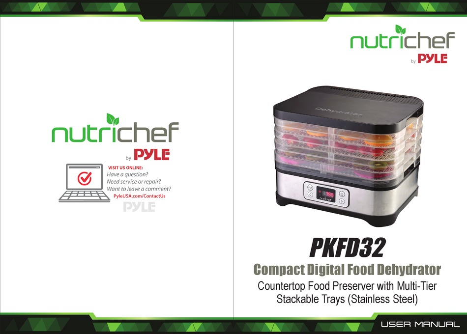 PYLE NUTRICHEF PKFD32 USER MANUAL Pdf Download ManualsLib