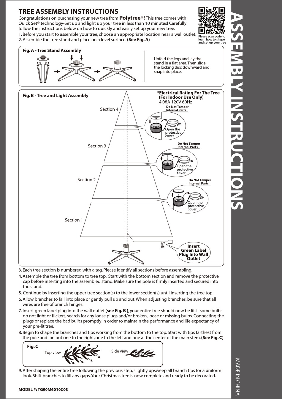 POLYTREE TG90M6010C03 ASSEMBLY INSTRUCTIONS Pdf Download ManualsLib