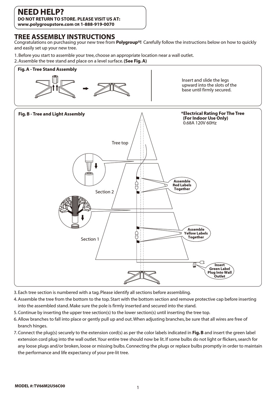 POLYGROUP TV66M2U56C00 ASSEMBLY INSTRUCTIONS Pdf Download ManualsLib