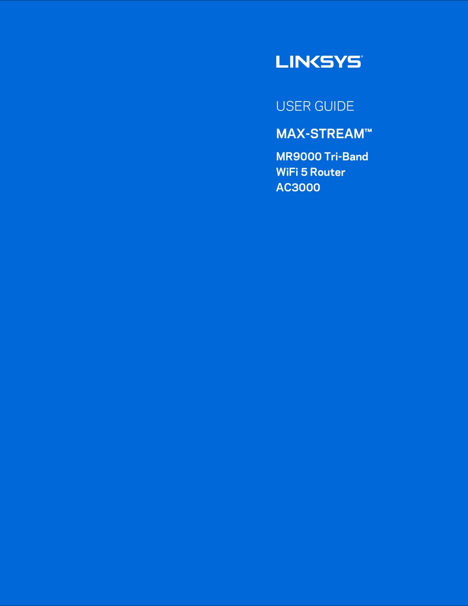 Linksys Max Stream Mr9000 User Manual Pdf Download Manualslib Linksys Max Stream Mr9000 User Manual Pdf Download Manualslib