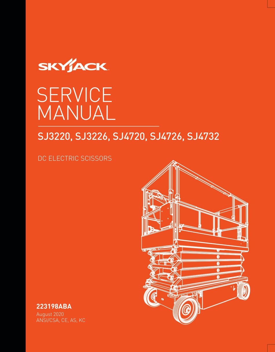 SKYJACK SJ3220 SERVICE MANUAL Pdf Download ManualsLib