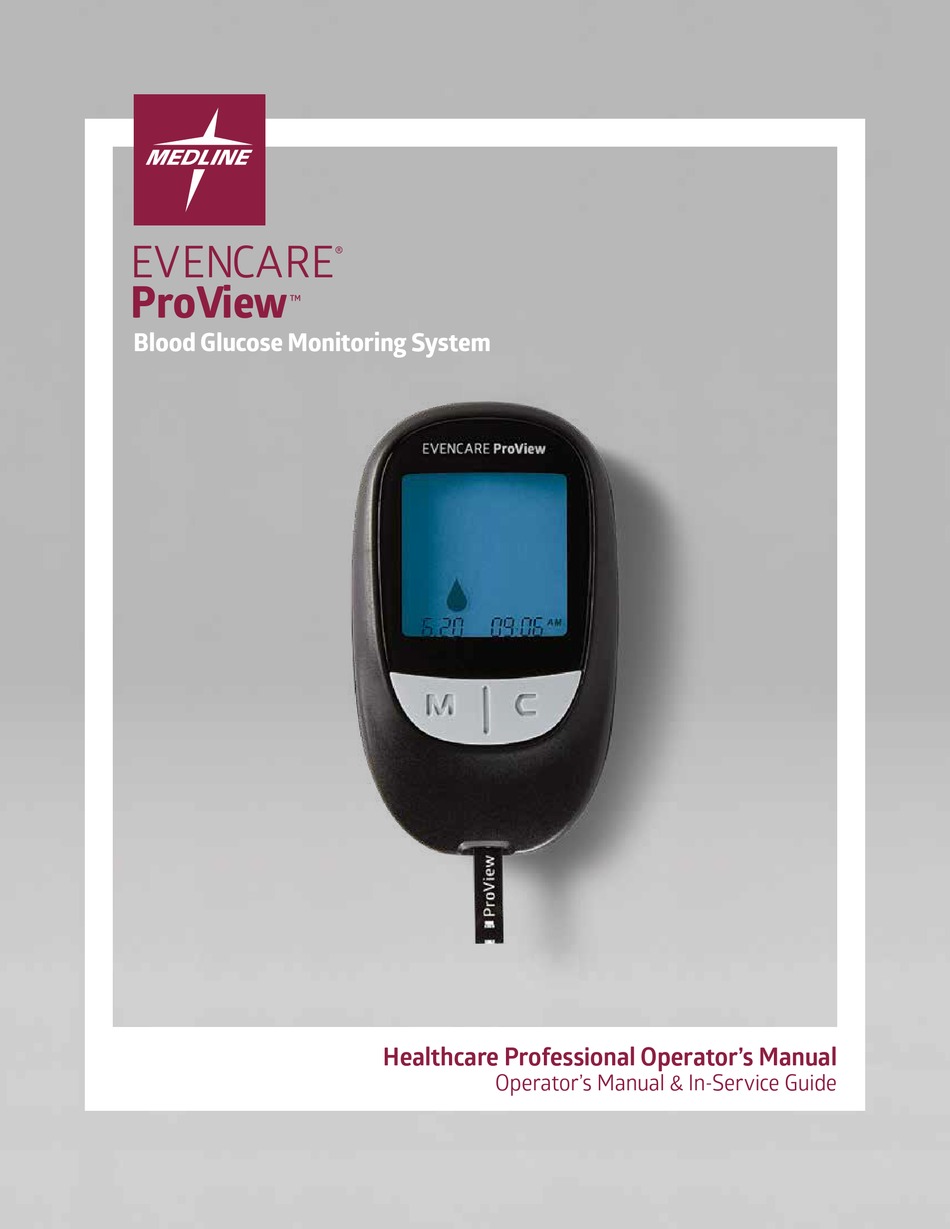 evencare proview glucose meter