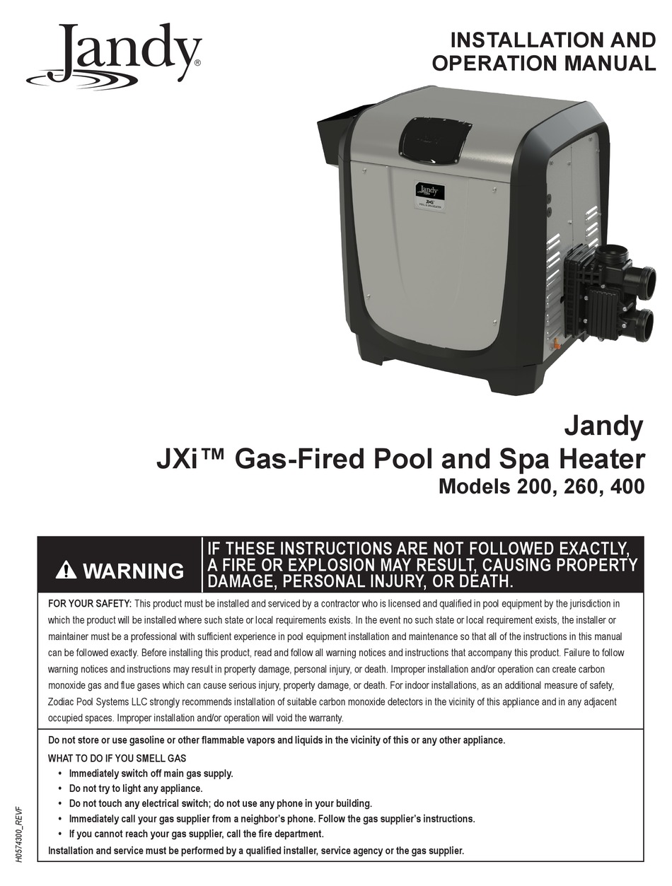 JANDY JXI 200 INSTALLATION AND OPERATION MANUAL Pdf Download | ManualsLib