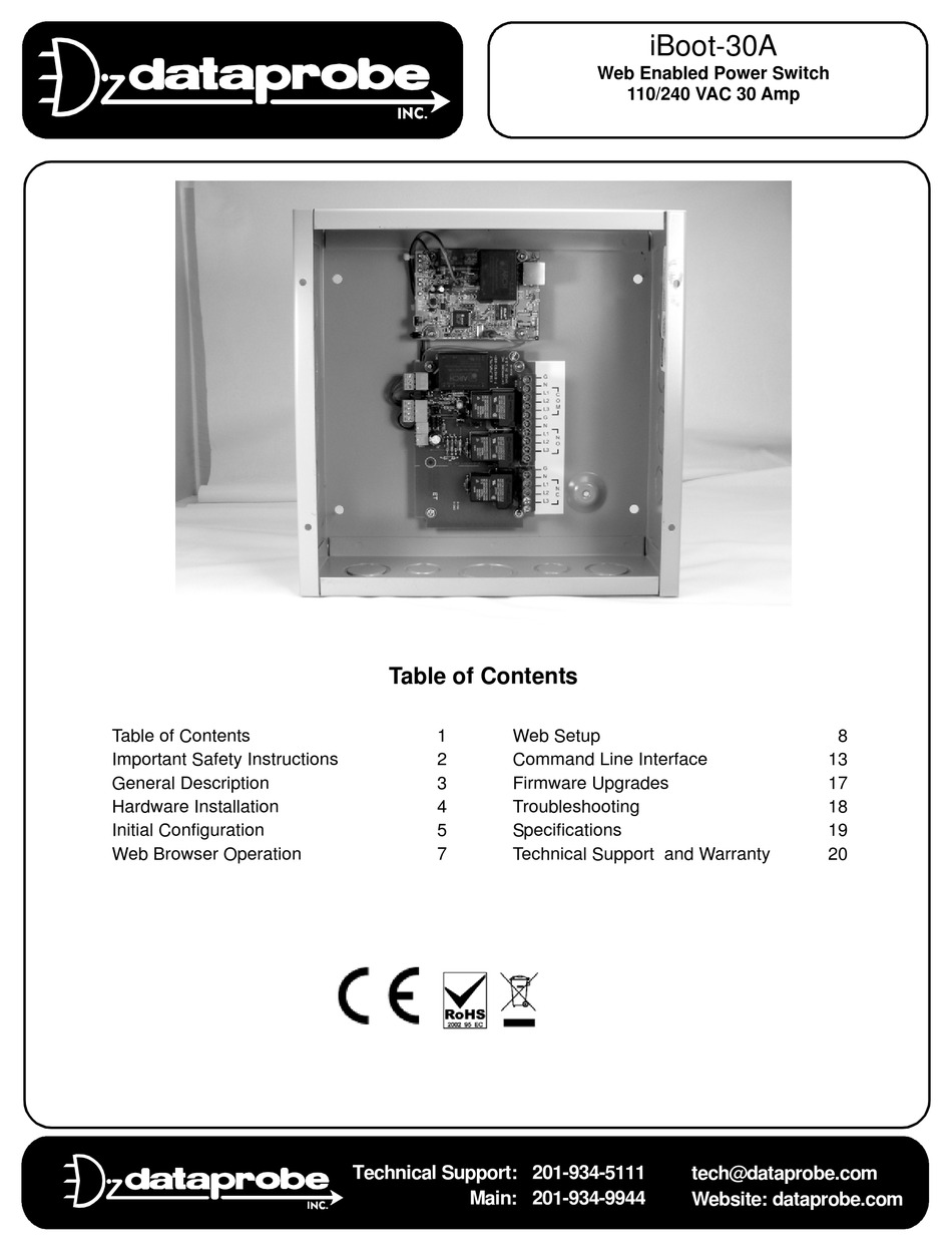 Dataprobe iBoot-DC Network Power Switch - DC