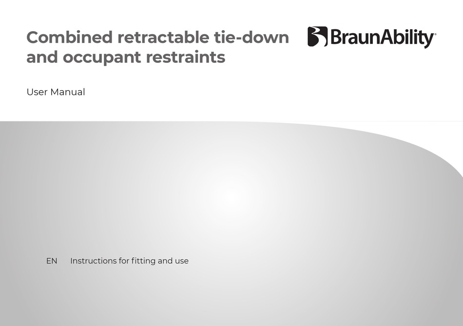 BRAUNABILITY DIRQMH USER MANUAL Pdf Download ManualsLib