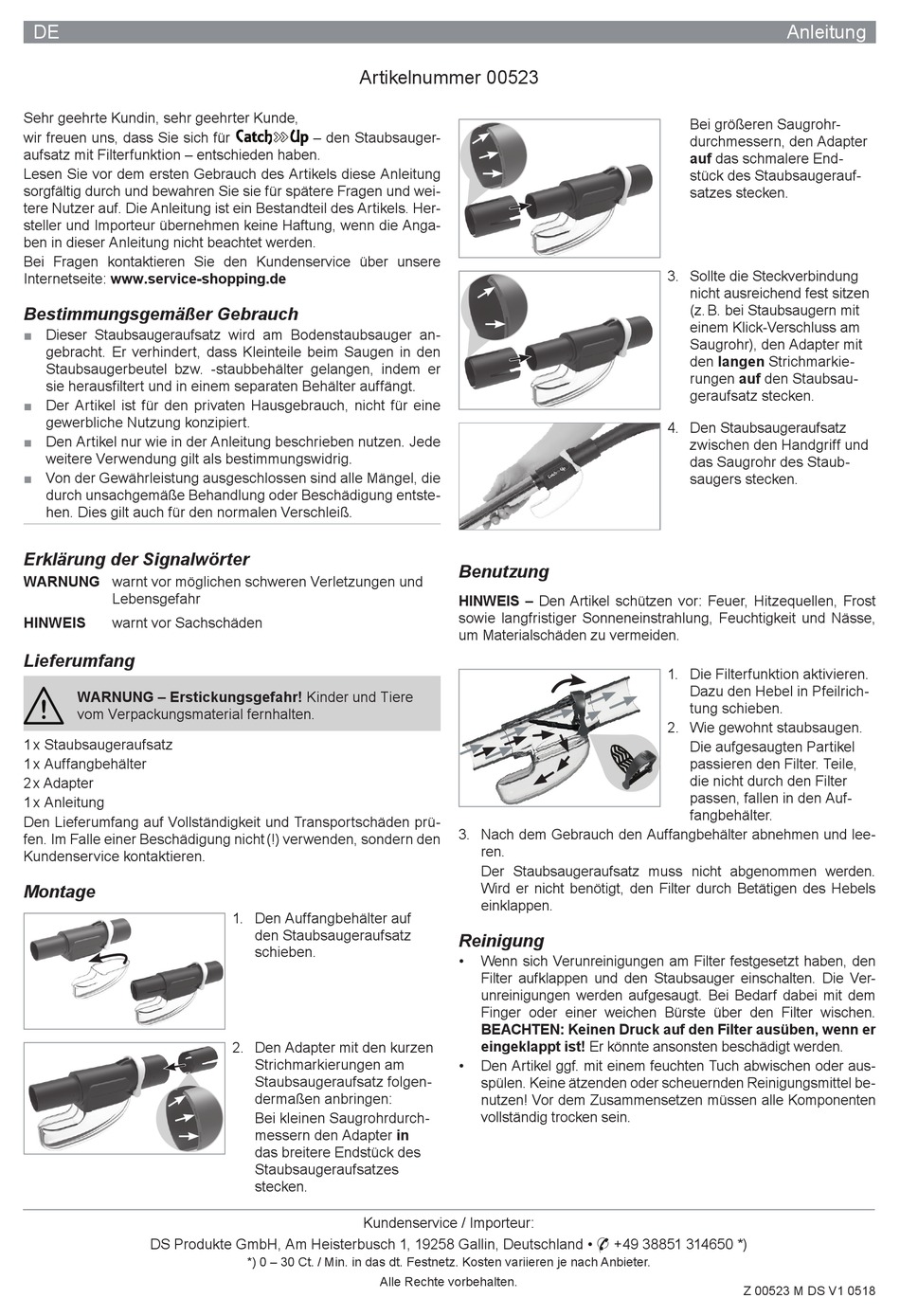 DS PRODUKTE CATCH UP INSTRUCTIONS Pdf Download | ManualsLib