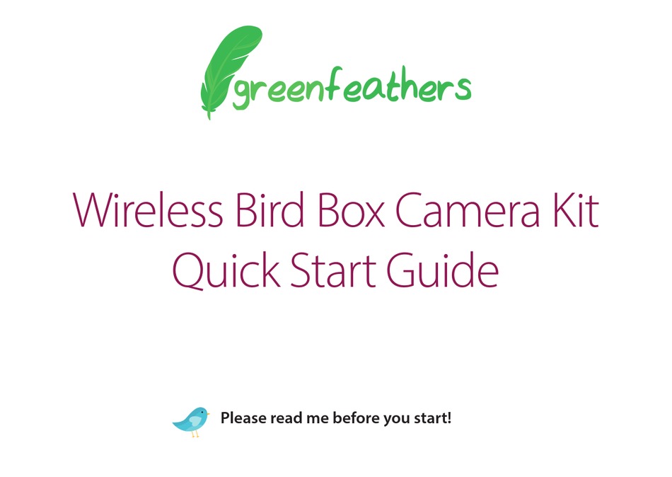 green feathers wireless bird box