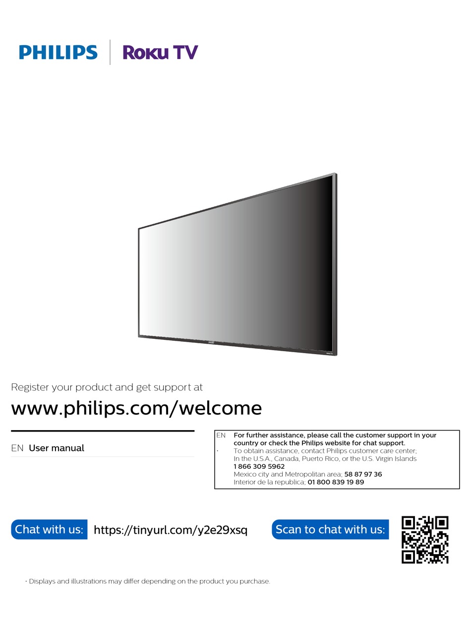 PHILIPS ROKU TV USER MANUAL Pdf Download | ManualsLib