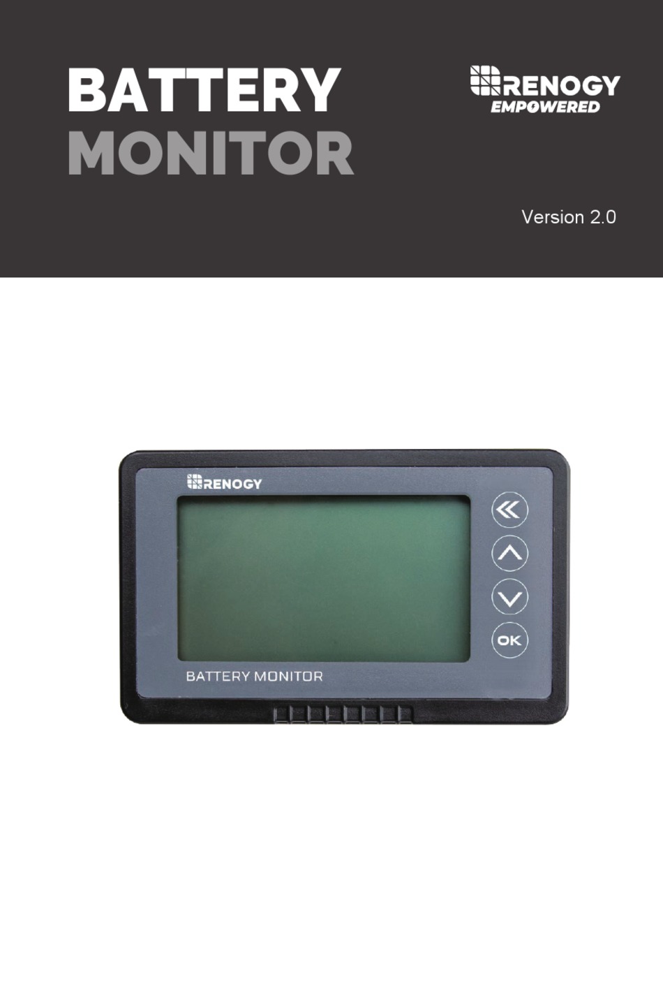 RENOGY BATTERY MONITOR MANUAL Pdf Download ManualsLib