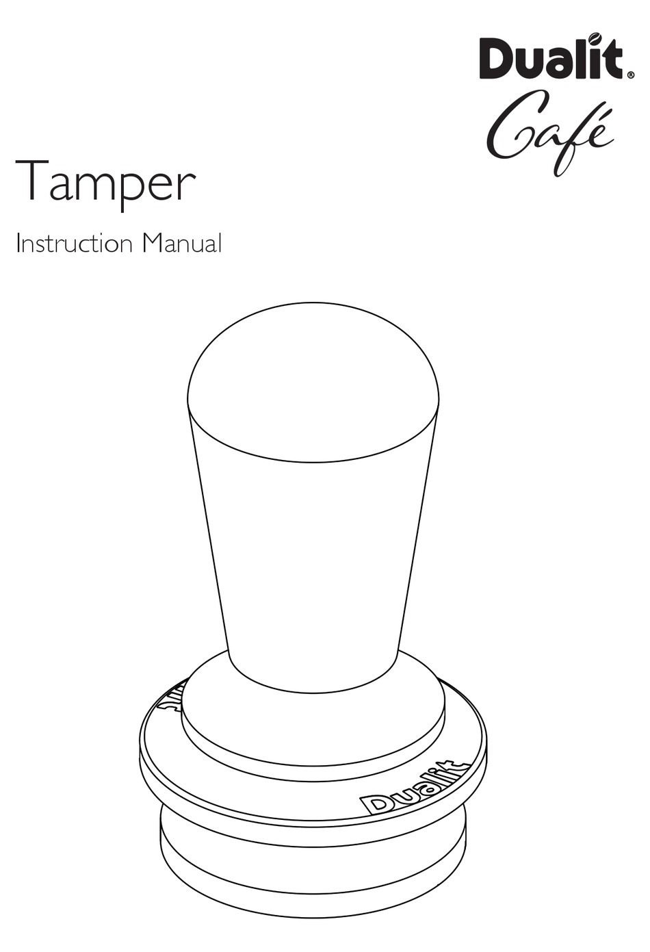 DUALIT TAMPER INSTRUCTION MANUAL Pdf Download ManualsLib