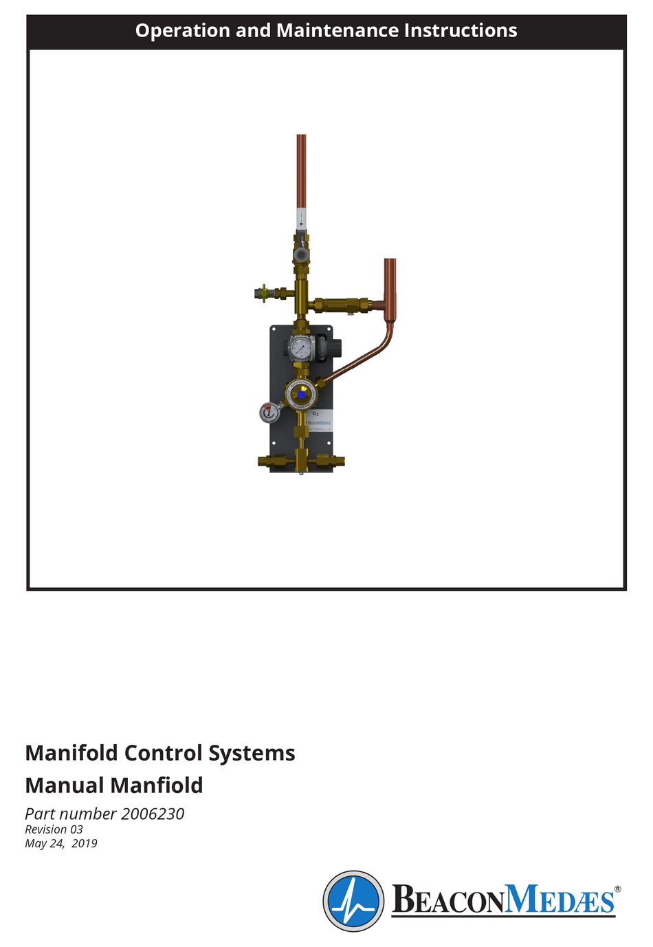 BEACONMEDAES MANFIOLD OPERATION AND MAINTENANCE INSTRUCTIONS Pdf