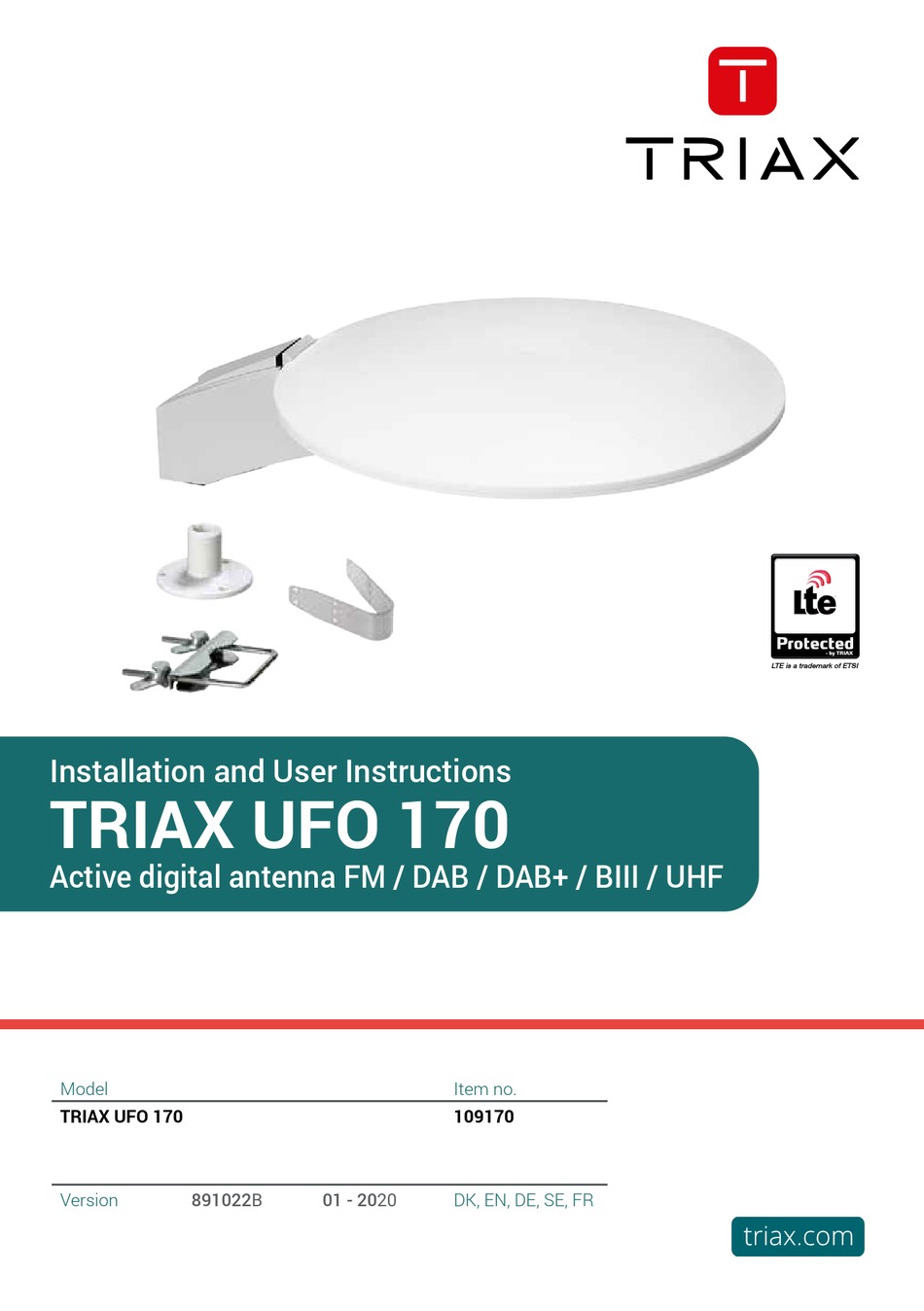 triax ufo 170 hinta